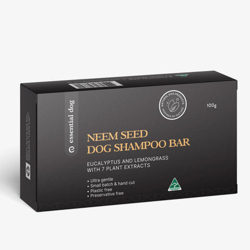 Solid Dog Shampoo Bar: Neem Seed, Lemongrass and Eucalyptus-0